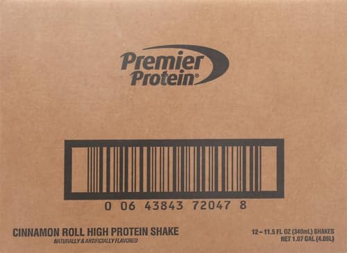 Premier Protein 30g High Protein Shake, Peaches & Cream, 12 Pack
