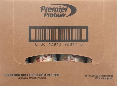 Premier Protein 30g High Protein Shake, Peaches & Cream, 12 Pack