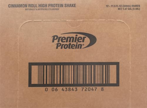 Premier Protein 30g High Protein Shake, Peaches & Cream, 12 Pack