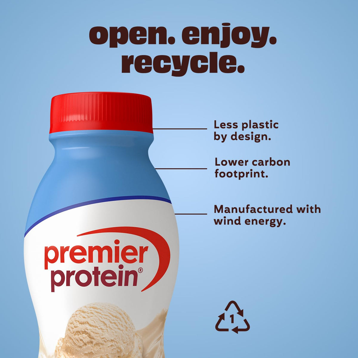 Premier Protein 30g High Protein Shake, Peaches & Cream, 12 Pack