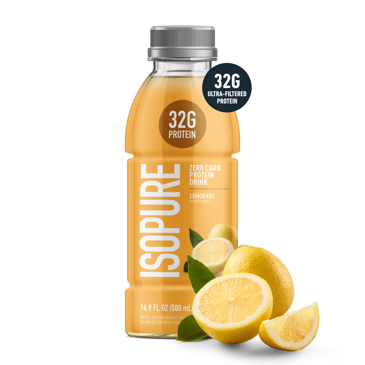 Isopure Zero Carb Clear Protein Drink, Apple Melon 12 Count