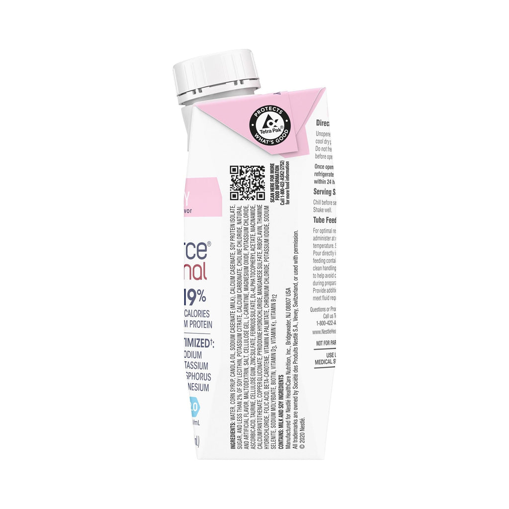 NOVASOURCE Renal Vanilla Dialysis Protein Shakes, 8 Fl Oz, 24pk