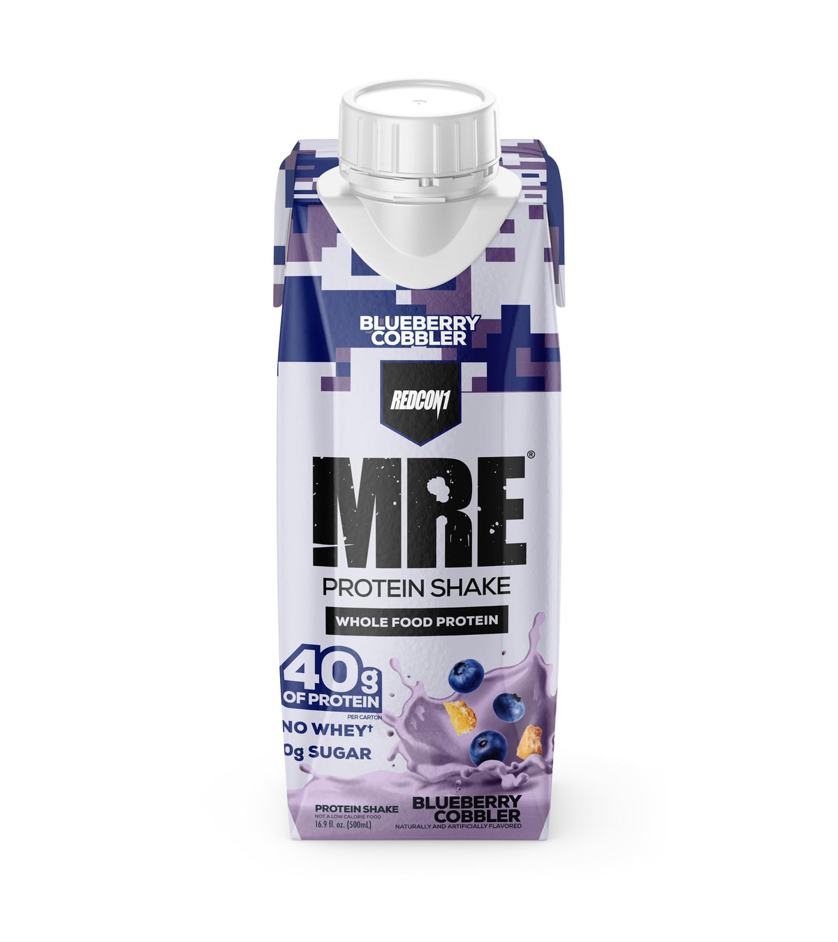 REDCON1 MRE RTD Protein Shake | Milk Chocolate | Lactose Free, 40g Protein - 12 Pack, 14 oz