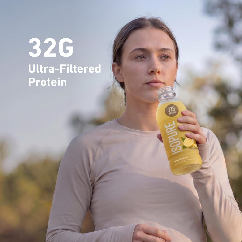 Isopure Zero Carb Clear Protein Drink, Apple Melon 12 Count