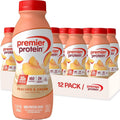 Premier Protein 30g High Protein Shake, Peaches & Cream, 12 Pack