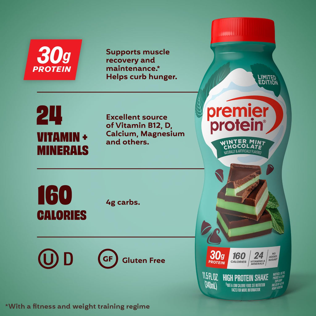 Premier Protein 30g High Protein Shake, Peaches & Cream, 12 Pack