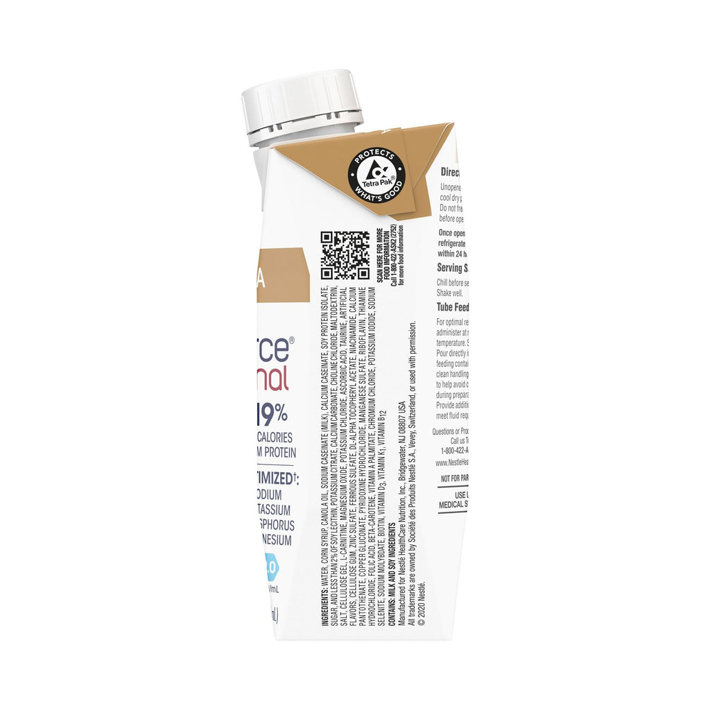 NOVASOURCE Renal Vanilla Dialysis Protein Shakes, 8 Fl Oz, 24pk