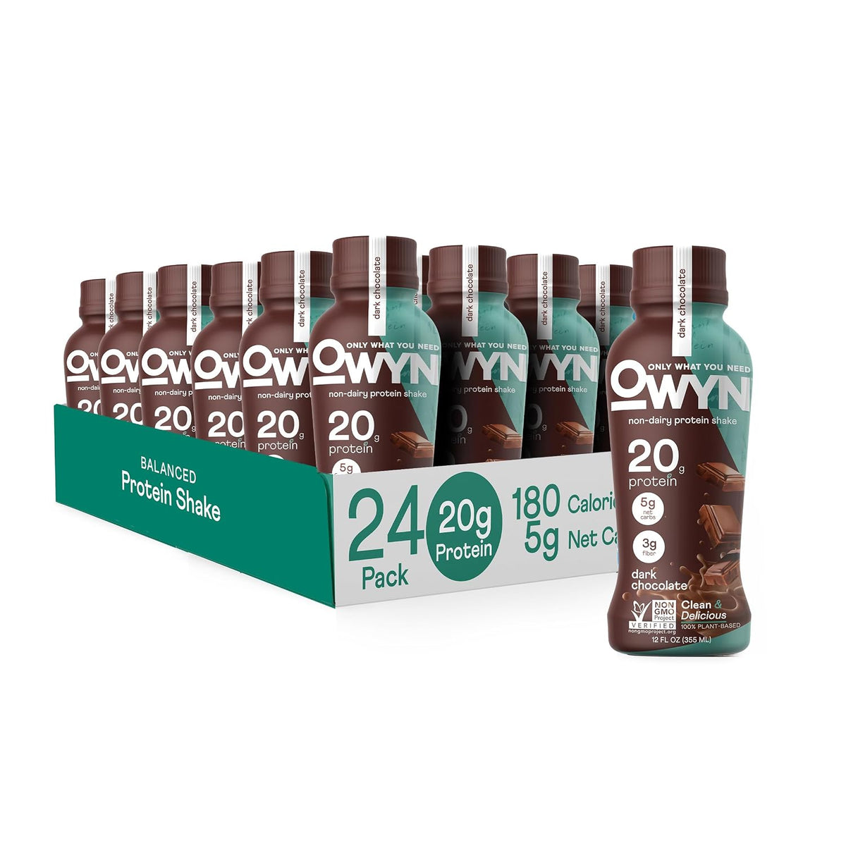 OWYN Only What You Need Cold Brew Coffee Flavored 20g Protein Shake, 12 Ct