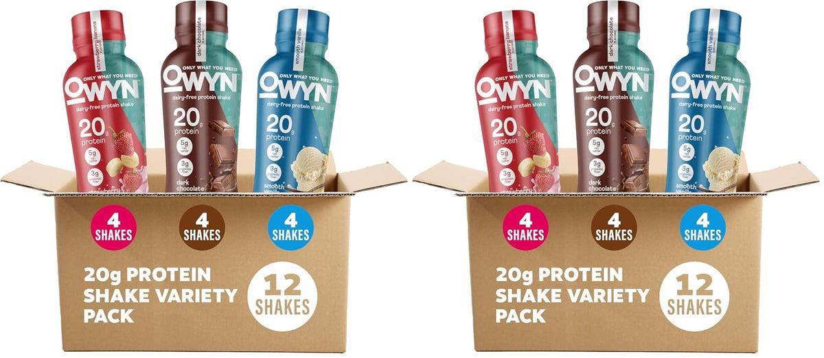 OWYN Only What You Need Cold Brew Coffee Flavored 20g Protein Shake, 12 Ct