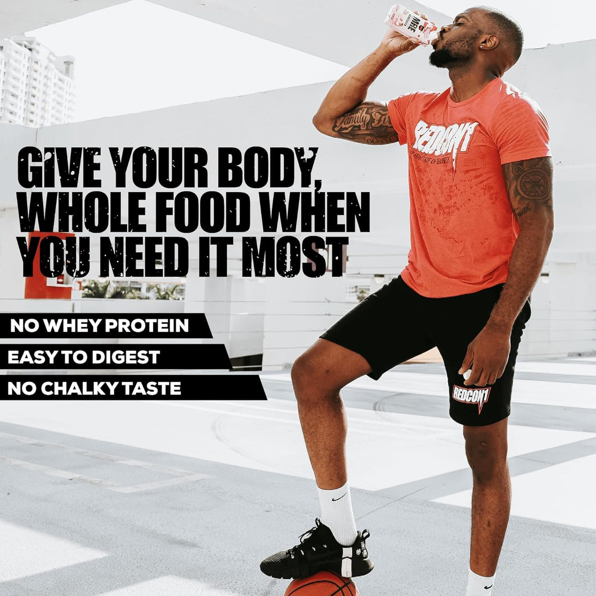 REDCON1 MRE RTD Protein Shake | Milk Chocolate | Lactose Free, 40g Protein - 12 Pack, 14 oz