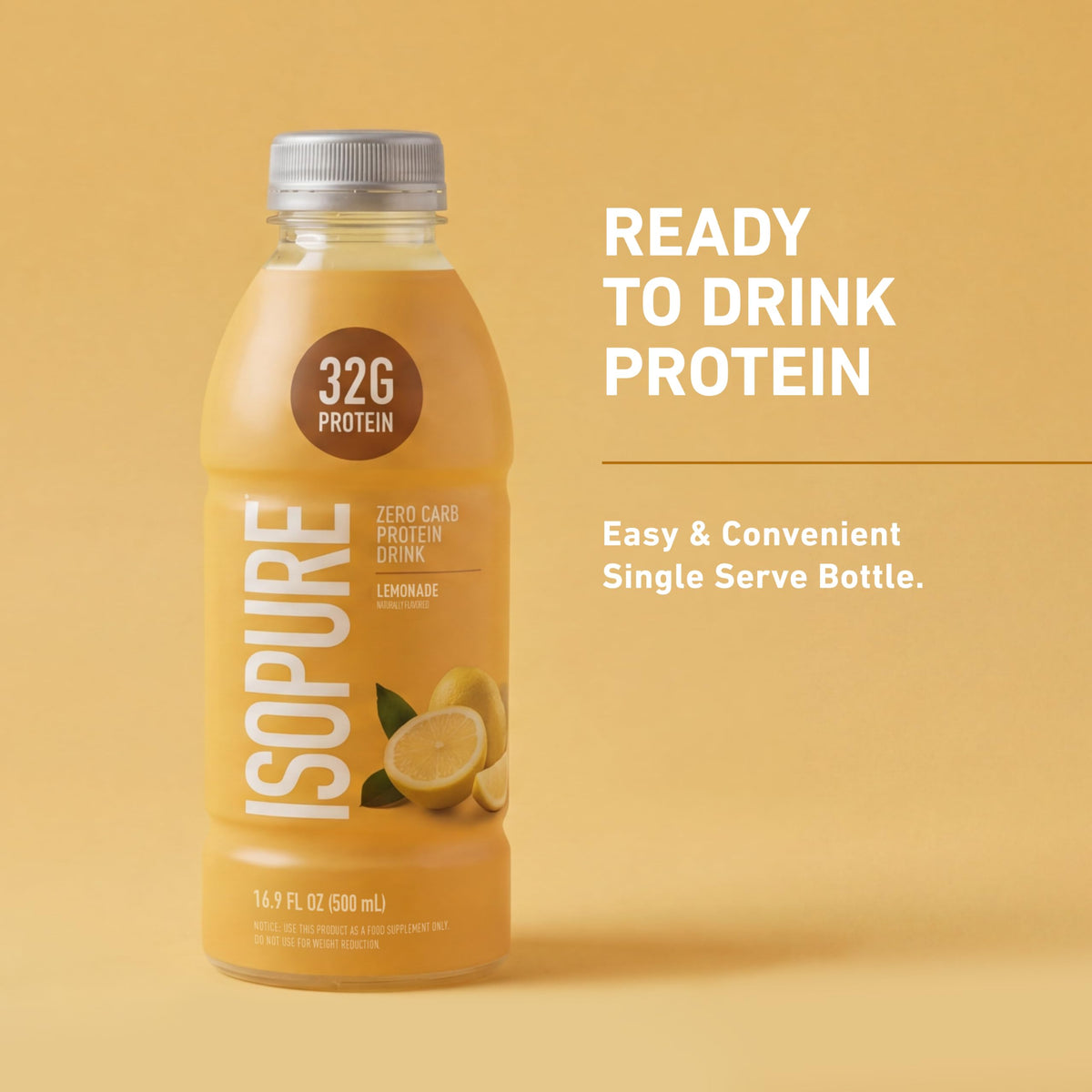 Isopure Zero Carb Clear Protein Drink, Apple Melon 12 Count