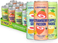 wildwonder Tropical Vibes Variety Sparkling Probiotic Drink, 12 Pack