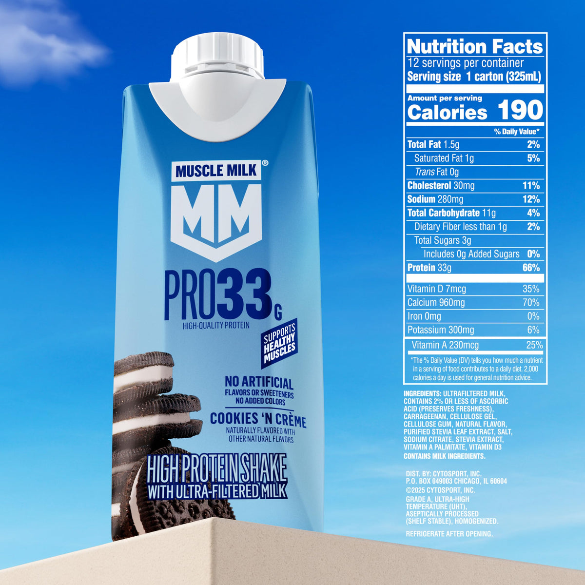 Muscle Milk Pro Liquid High Protein Shake, Chocolate, 11 Fl Oz (Pack of 12)