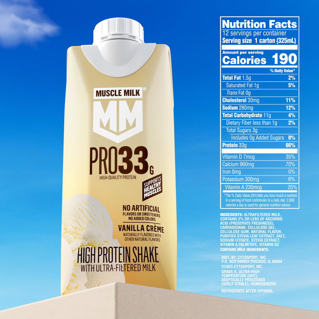 Muscle Milk Pro Liquid High Protein Shake, Chocolate, 11 Fl Oz (Pack of 12)