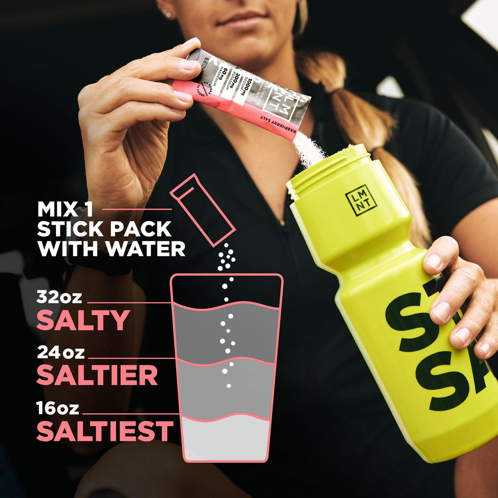 LMNT Zero Sugar Electrolytes - Raw Unflavored Salt | Drink Mix | 30-Count