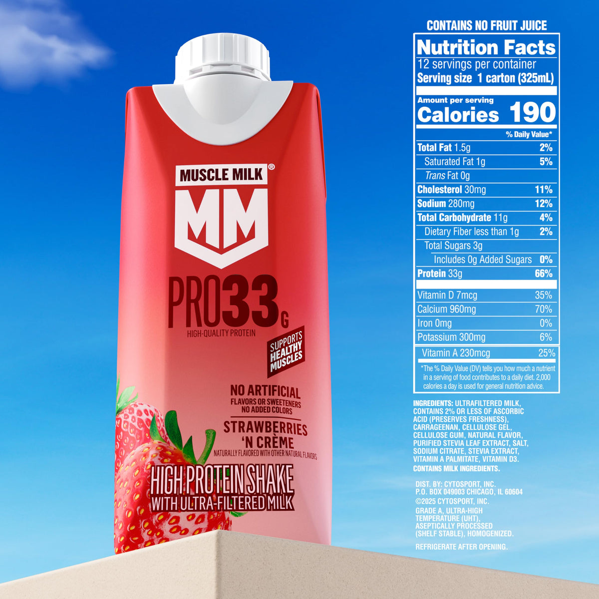 Muscle Milk Pro Liquid High Protein Shake, Chocolate, 11 Fl Oz (Pack of 12)