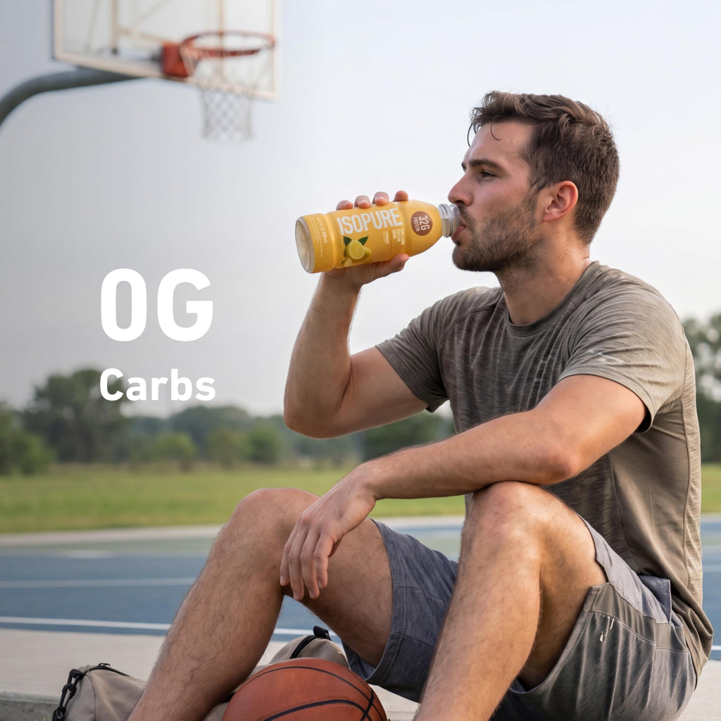 Isopure Zero Carb Clear Protein Drink, Apple Melon 12 Count