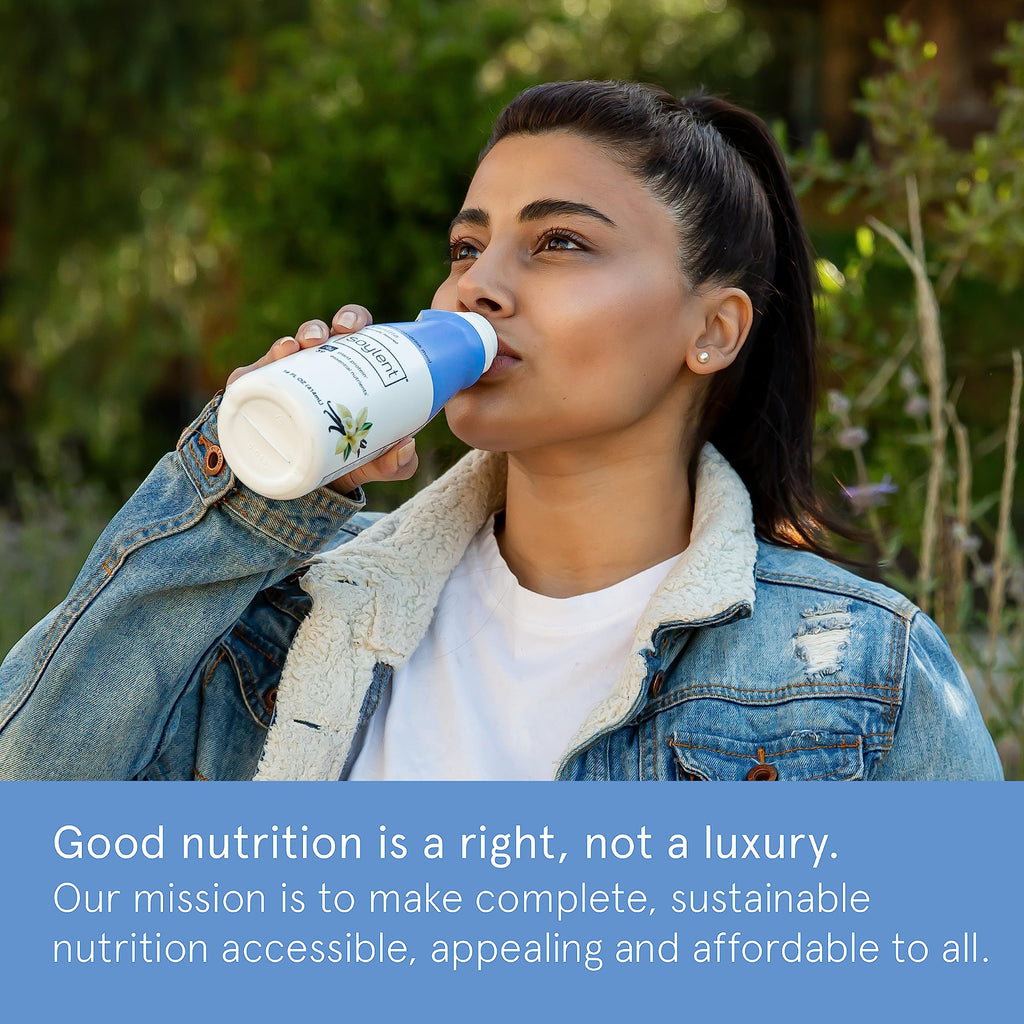 Soylent Strawberry Meal Replacement Shake, Ready-to-Drink Plant Based Protein Drink, Contains 20g Complete Vegan Protein and 1g Sugar, 14oz, 12 Pack