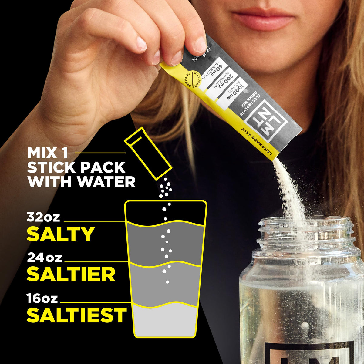 LMNT Zero Sugar Electrolytes - Raw Unflavored Salt | Drink Mix | 30-Count